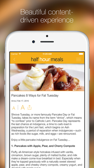 免費下載生活APP|Half Hour Meals - Quick & Easy Recipes app開箱文|APP開箱王