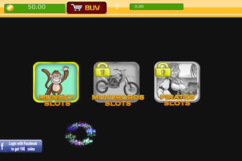 'A Monkey in the Jungle Vegas Slots Machine Casino : Banana Bonus Game screenshot 3