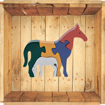 Wooden Jigsaw Animals LOGO-APP點子