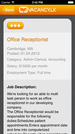 【免費商業App】VACANCY.LK  SRI LANKA-APP點子