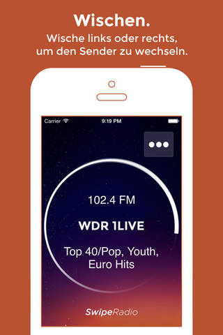SwipeRadio - Listen to your favorite radio stations: news, sports, music, talk screenshot 2
