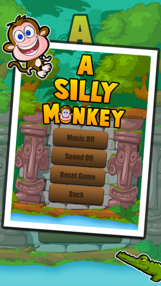 【免費遊戲App】A Silly Monkey - cut the vines and swing from rope to rope to land on the island!-APP點子