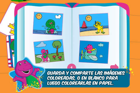 Color with Barney screenshot 3