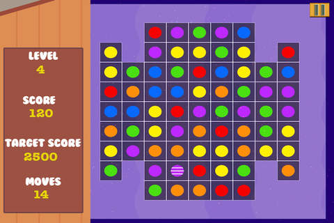 Two Dots Make a Line - A Board Puzzle Match Game- Free screenshot 3