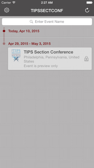 TIPS Section Conference