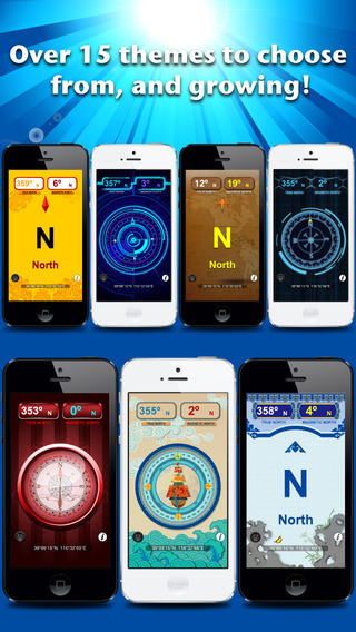 【免費交通運輸App】Compass++ Digital - Get a great looking compass!-APP點子