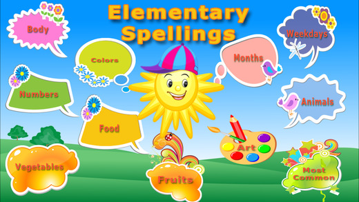 Elementary Spellings - Learn to spell common sight words