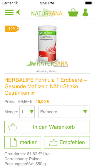 免費下載生活APP|Natursana - Herbalife Shop app開箱文|APP開箱王