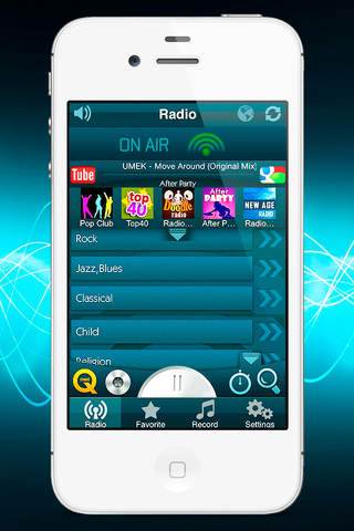 Radio & music - PCRADIO player screenshot 2