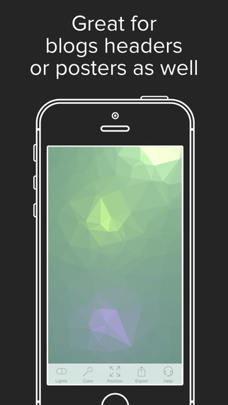 【免費攝影App】Random Polygon Wallpaper Plus Free — support 6 and 6plus resolutions-APP點子