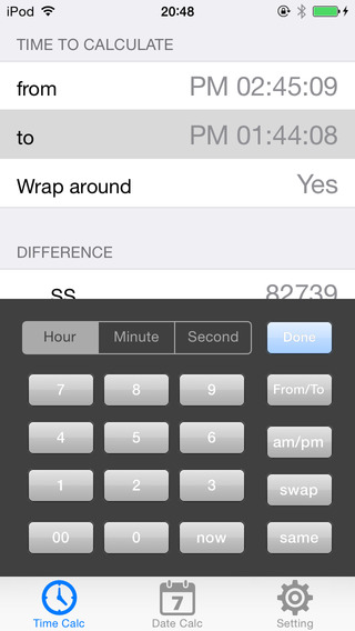 【免費生產應用App】Time Difference Calculator-APP點子