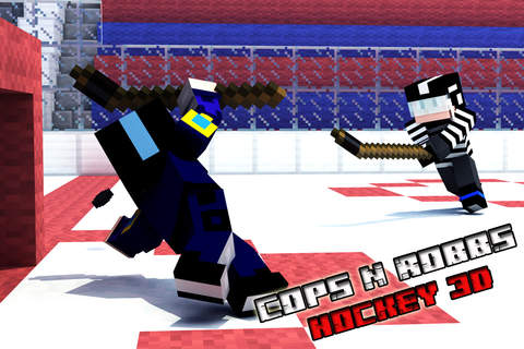 Cops N Robbers Ice Hockey Sport 3D with skin exporter for minecraft screenshot 3