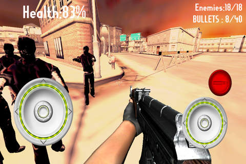 Zombie 3D Shooter Elite - Battle of the Dead Road screenshot 2