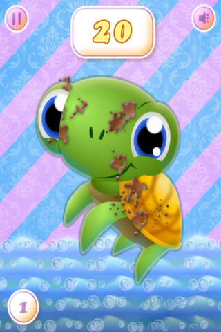 Sparkling Turtle Washing Kids Fun Game screenshot 2