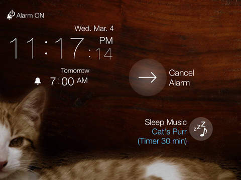 【免費工具App】Cat Alarm Clock :3 Alarm Clock Designed for Cats-APP點子