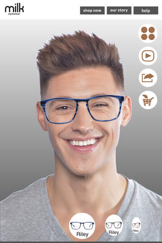 MILK Eyewear Virtual Try-On screenshot 2