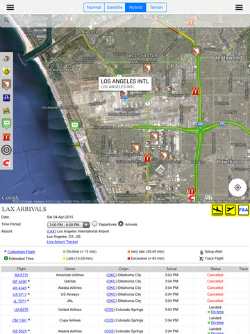 【免費旅遊App】FAA Airport Status Flight Schedule Pro - Live Street Map View and Road Trip Finder-APP點子