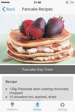 Pancakes Recipes - Simple and Easy Pancakes - Healthy Pancakes Recipes - Free Apps screenshot 2