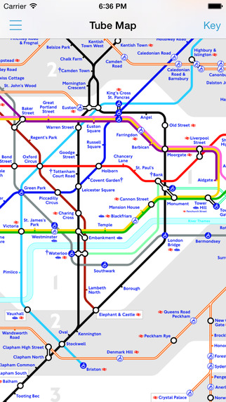 London Tube Rail Maps