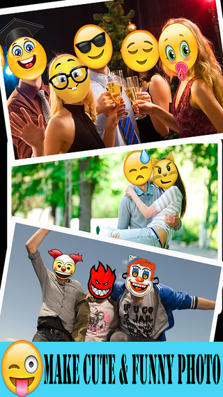 Crazy Emoji Image Maker : photo editor funny face creator with cool new emoticon stickers