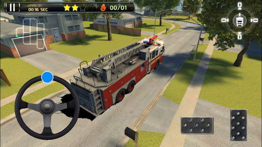 【免費遊戲App】3D Firetruck Parking PRO - Full 2015 Emergency Vehicle Simulation Version-APP點子