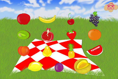 Fruits Magnet Board Preschool Learning Experience Game screenshot 2