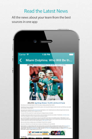 Miami Football Alarm Pro screenshot 3