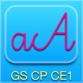 Ecriture moderne cursive à l'école : GS, CP, CE1 - minuscules et majuscules LOGO-APP點子