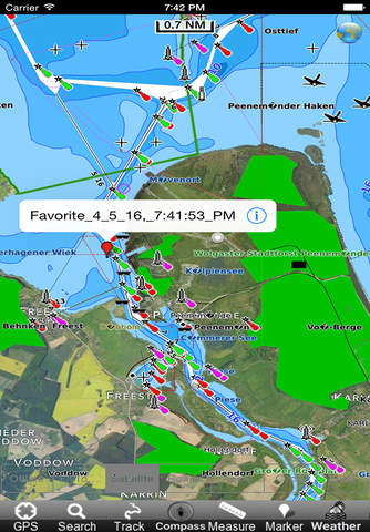 Marine: Germany - GPS Map Navigator screenshot 3