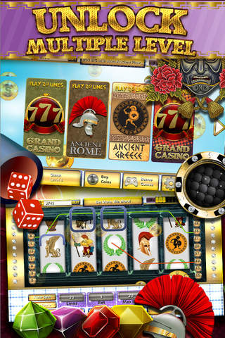 Lucky Slots of Kings & Pharaohs - House of Xtreme Jackpot Casino with Bonus Games Free screenshot 3