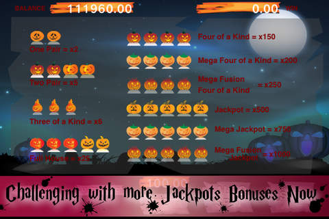 @Jack O Lantern Pumpkin PRO - Halloween Holiday Slots Machine screenshot 4