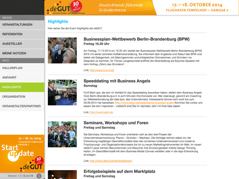 deGUT – Deutsche Gründer- und Unternehmertage screenshot 3