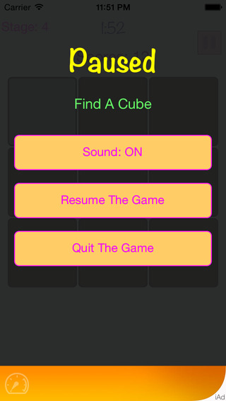 【免費遊戲App】Find A Cube-APP點子