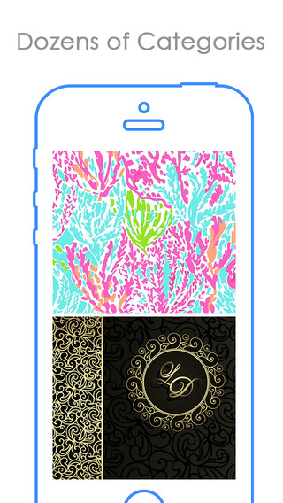 【免費生活App】Monogram HD Wallpapers - Free Download For  iOS 8, iOS 7, iPhone, iPod and iPad-APP點子