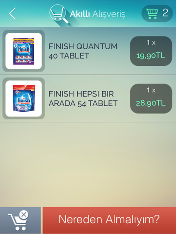 【免費生產應用App】Akıllı Alışveriş-APP點子