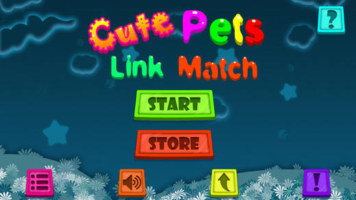 【免費遊戲App】Cute Pets Link Match-APP點子