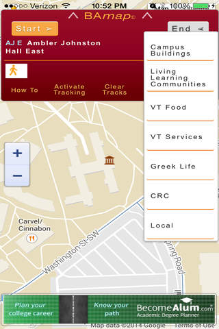 Walking Map of Virginia Tech® screenshot 3