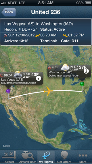 Las Vegas Airport -Flight Tracker Premium