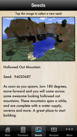 【免費書籍App】Guidecraft - Seeds, Furniture Ideas and Crafting Guide for Minecraft-APP點子