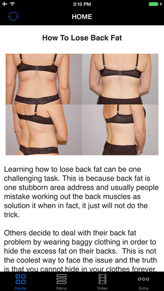Lose Back Fat