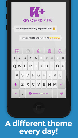Keyboard Plus: A different theme everyday.
