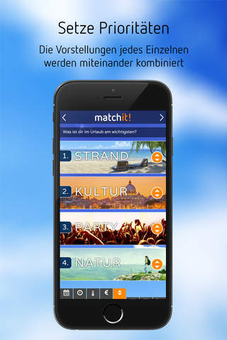 match it! - Reiseplanung mit Freunden screenshot 4