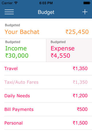 Bachat - Money Manager screenshot 4