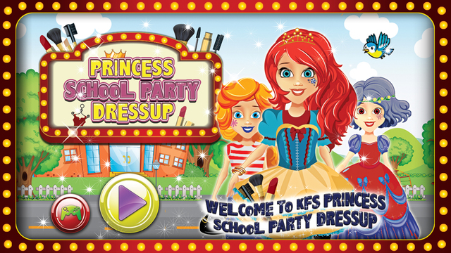 Princess School Party Dress up – Makeover fashion salon game for little girls
