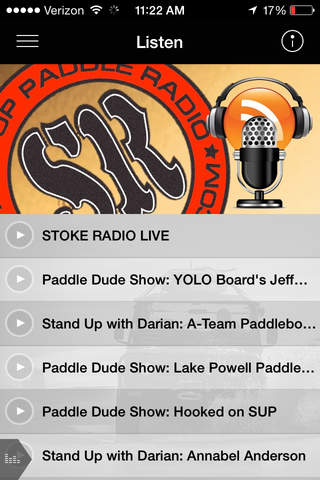 Stand Up Paddle Radio screenshot 2