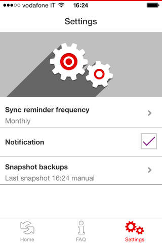 Vodafone Contacts screenshot 3