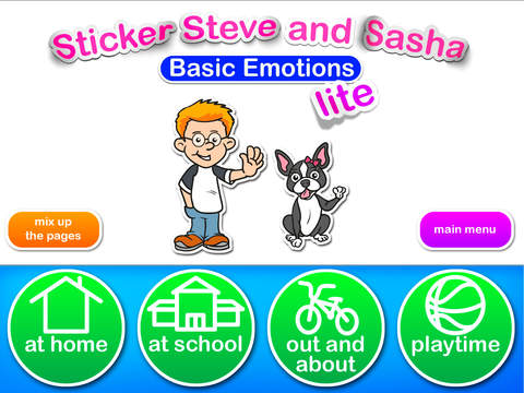 Sticker Steve and Sasha Basic Emotions Lite screenshot 2