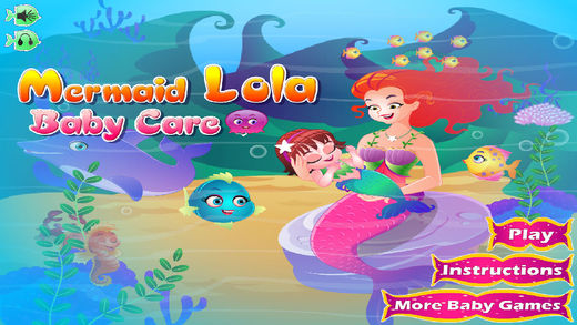 【免費遊戲App】Mermaid Lola Baby Care-APP點子