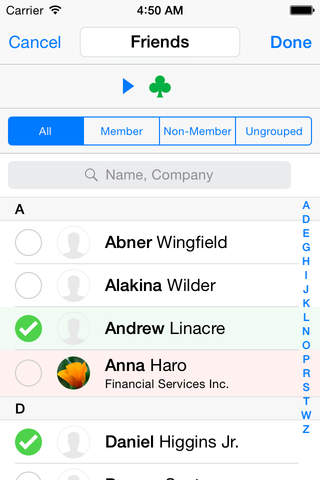Contact Groups Management, Group Email - Connexions 2 screenshot 3