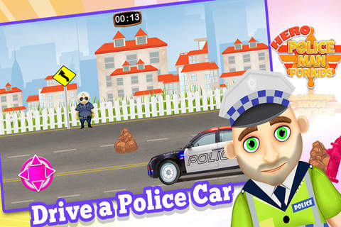 Hero policeman for kids screenshot 4